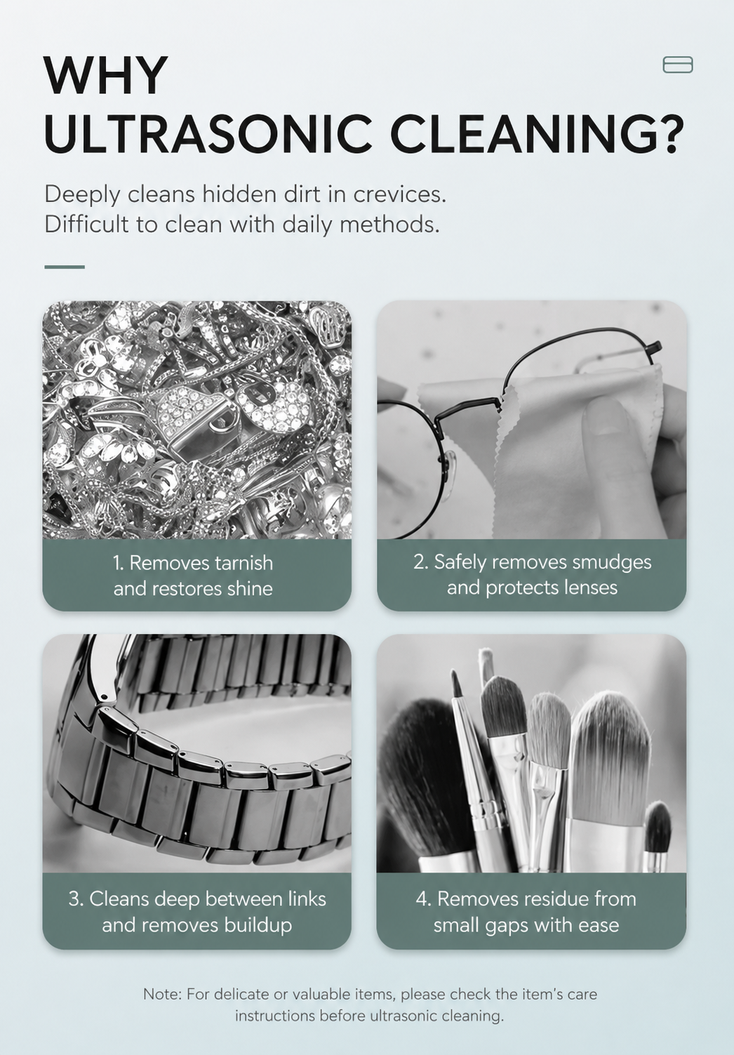🇩🇪GERMAN 98,000 Hz High-Frequency Ultrasonic Cleaner